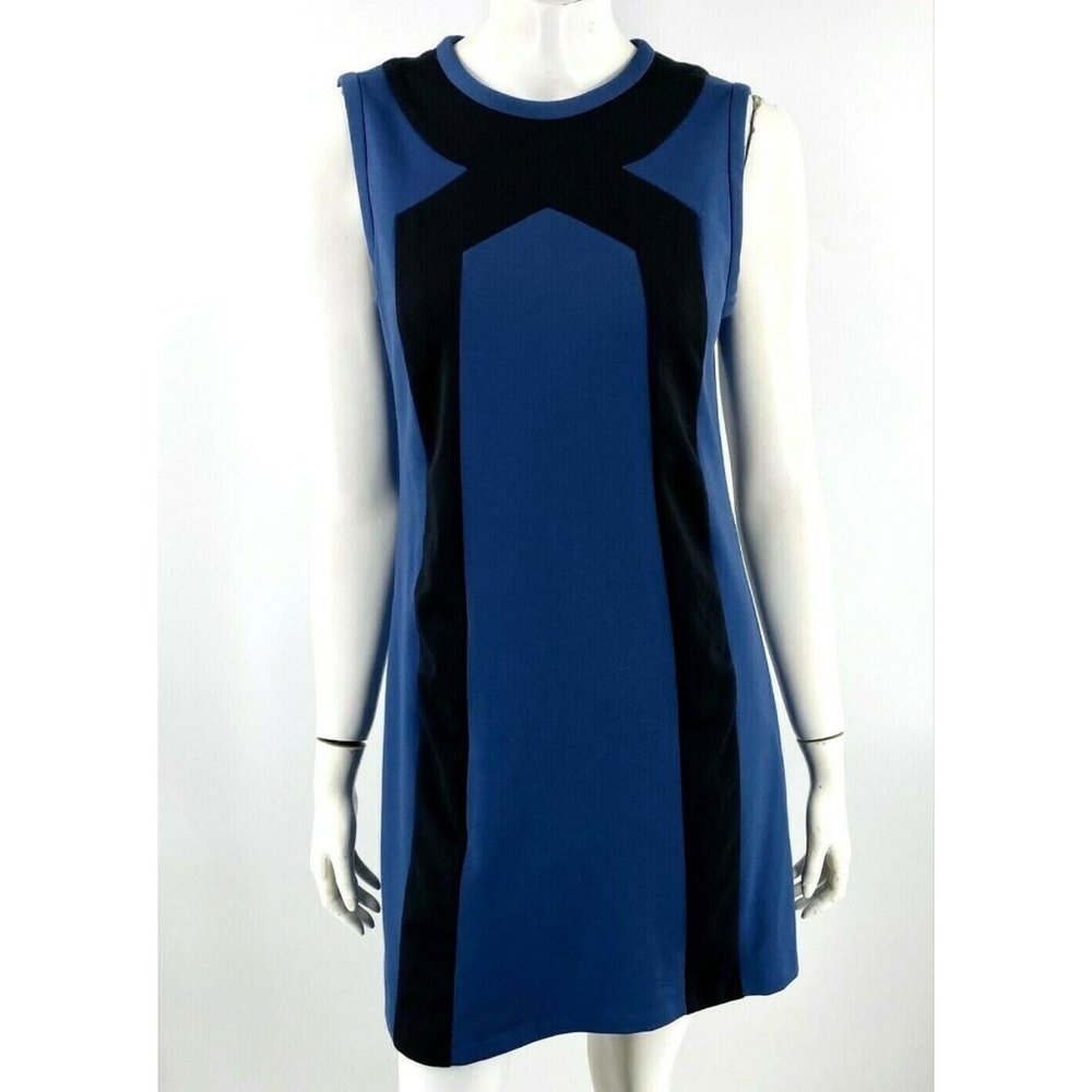 **3/$20** - Michael Kors Blue & Black Sleeveless Dress, Sz XS